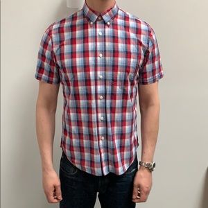 Jack Spade s/s plaid shirt